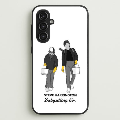 Steve Harrington Babysitting Co  - Stranger Things Phone Case for Galaxy S23FE