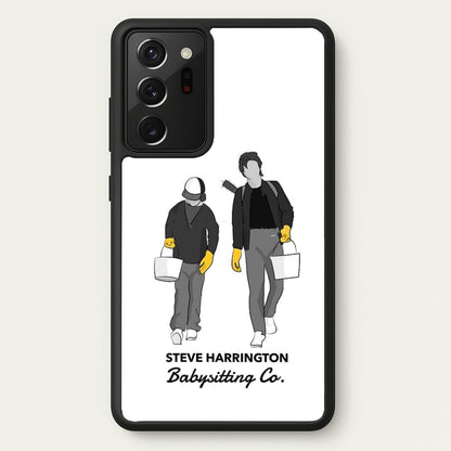 Steve Harrington Babysitting Co  - Stranger Things Phone Case for Galaxy Note 20 Ultra