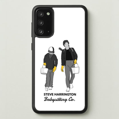 Steve Harrington Babysitting Co  - Stranger Things Phone Case for Galaxy Note 20