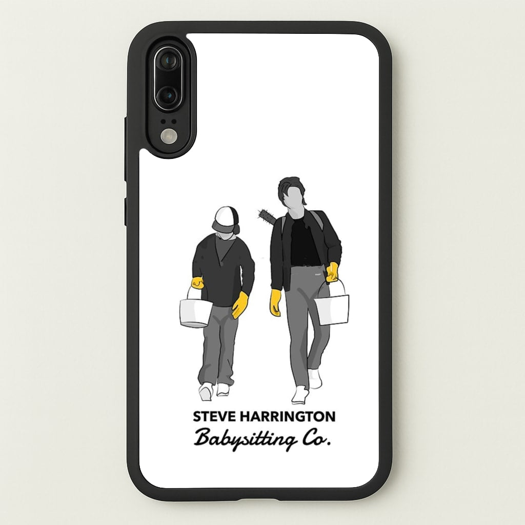 Steve Harrington Babysitting Co  - Stranger Things Phone Case for Huawei P20