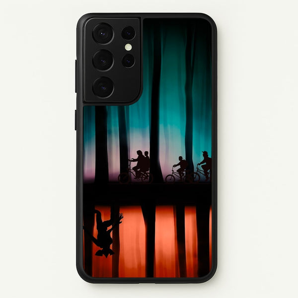 Stranger Upside Down  - Stranger Things Phone Case for Galaxy S21 Ultra