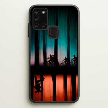 Stranger Upside Down  - Stranger Things Phone Case for Galaxy A21s
