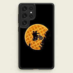 Eggo Moon  - Stranger Things Phone Case for Galaxy S22 Ultra