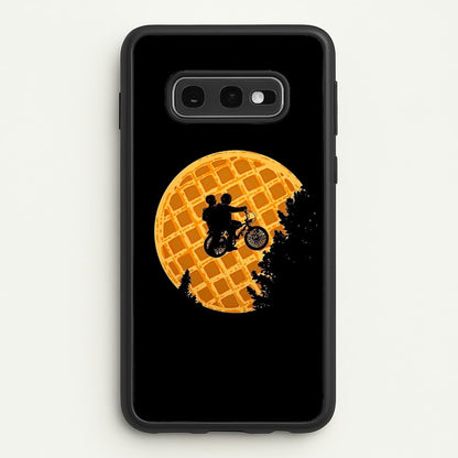 Eggo Moon  - Stranger Things Phone Case for Galaxy S10e