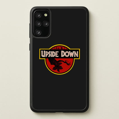 Upside Down - Jurassic Inspired Stranger  - Stranger Things Phone Case for Galaxy S20 Plus