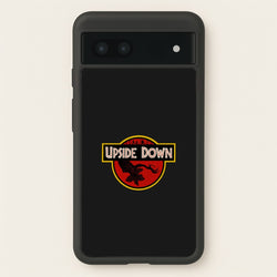 Upside Down - Jurassic Inspired Stranger  - Stranger Things Phone Case for Google Pixel 6a