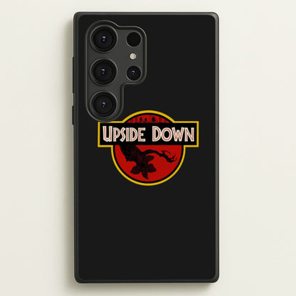 Upside Down - Jurassic Inspired Stranger  - Stranger Things Phone Case for Galaxy S25 Ultra
