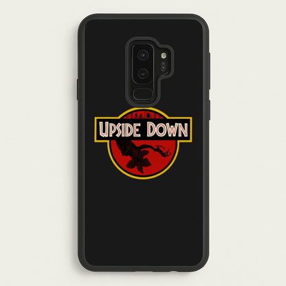 Upside Down - Jurassic Inspired Stranger  - Stranger Things Phone Case for Galaxy S9 Plus