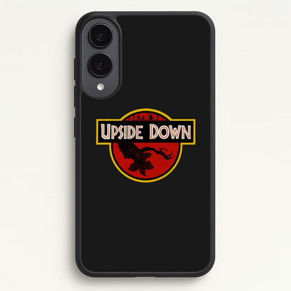 Upside Down - Jurassic Inspired Stranger  - Stranger Things Phone Case for Galaxy S25 Edge