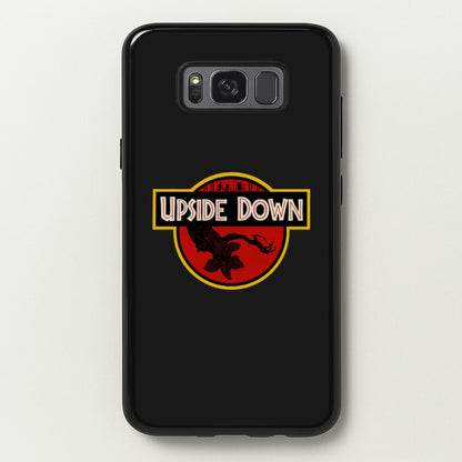 Upside Down - Jurassic Inspired Stranger  - Stranger Things Phone Case for Galaxy S8 Plus