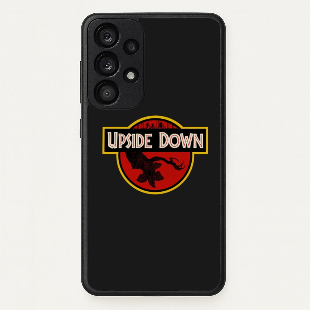 Upside Down - Jurassic Inspired Stranger  - Stranger Things Phone Case for Galaxy A53