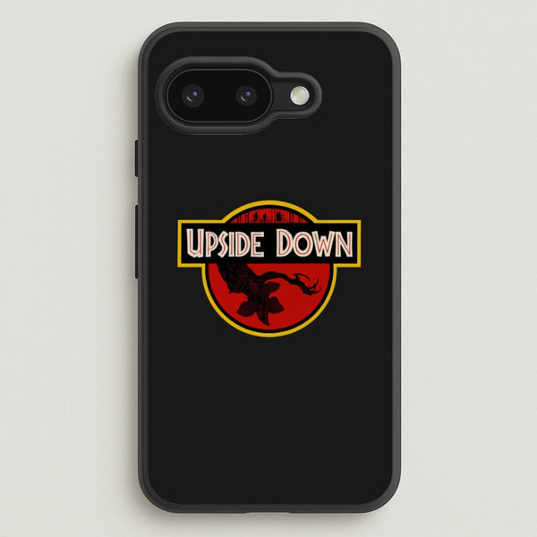 Upside Down - Jurassic Inspired Stranger  - Stranger Things Phone Case for Google Pixel 9a