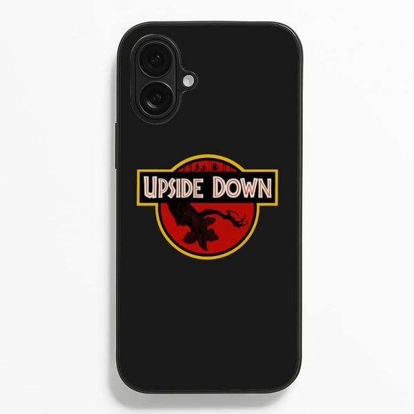 Upside Down - Jurassic Inspired Stranger  - Stranger Things Phone Case for iPhone 16 Plus
