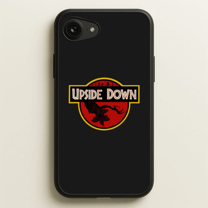 Upside Down - Jurassic Inspired Stranger  - Stranger Things Phone Case for iPhone 16e