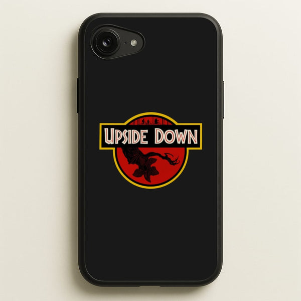 Upside Down - Jurassic Inspired Stranger  - Stranger Things Phone Case for iPhone 16e