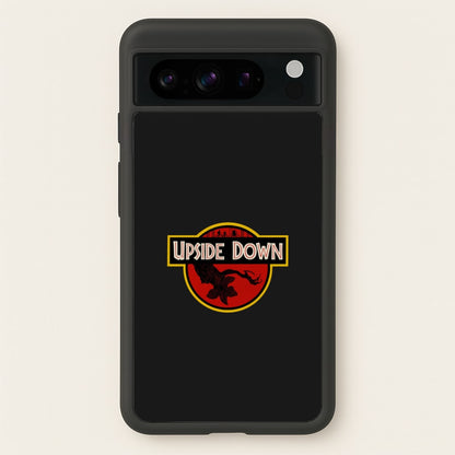 Upside Down - Jurassic Inspired Stranger  - Stranger Things Phone Case for Google Pixel 8 Pro
