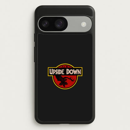 Upside Down - Jurassic Inspired Stranger  - Stranger Things Phone Case for Google Pixel 9 / 9 Pro