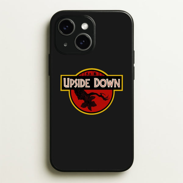 Upside Down - Jurassic Inspired Stranger  - Stranger Things Phone Case for iPhone 14 Plus