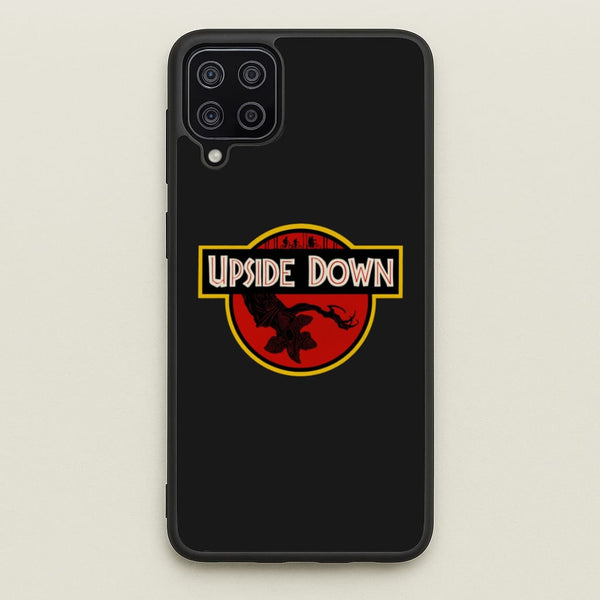 Upside Down - Jurassic Inspired Stranger  - Stranger Things Phone Case for Galaxy A12