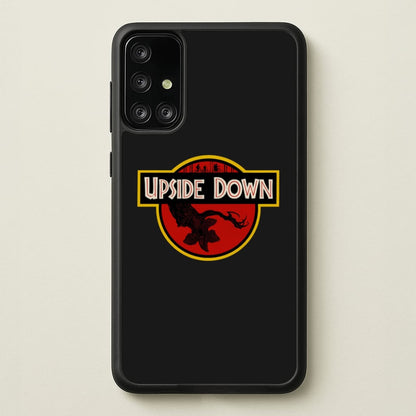 Upside Down - Jurassic Inspired Stranger  - Stranger Things Phone Case for Galaxy A71
