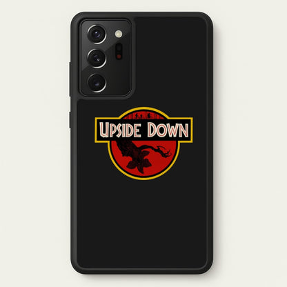 Upside Down - Jurassic Inspired Stranger  - Stranger Things Phone Case for Galaxy Note 20 Ultra