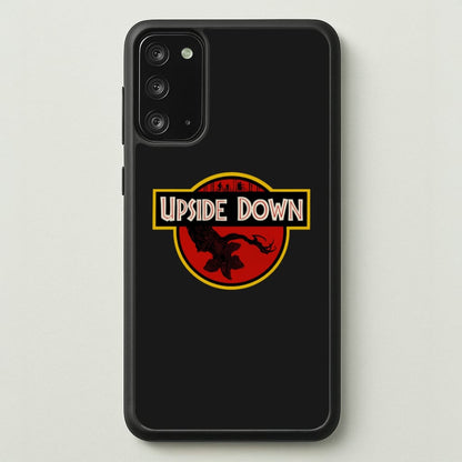 Upside Down - Jurassic Inspired Stranger  - Stranger Things Phone Case for Galaxy Note 20