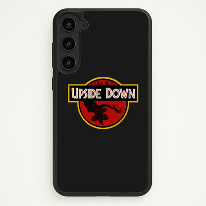 Upside Down - Jurassic Inspired Stranger  - Stranger Things Phone Case for Galaxy S23