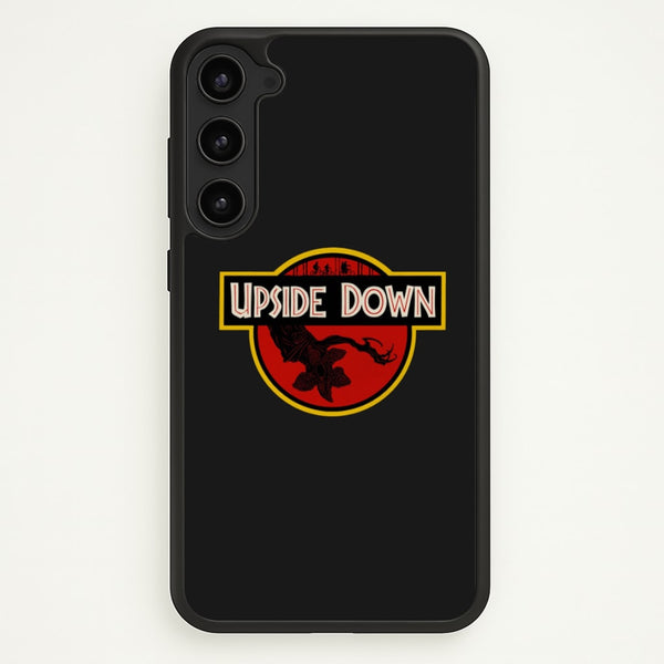 Upside Down - Jurassic Inspired Stranger  - Stranger Things Phone Case for Galaxy S23