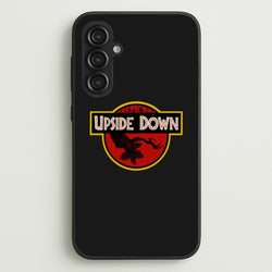 Upside Down - Jurassic Inspired Stranger  - Stranger Things Phone Case for Galaxy S23FE