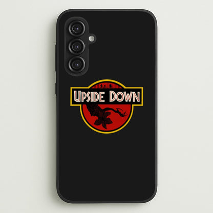 Upside Down - Jurassic Inspired Stranger  - Stranger Things Phone Case for Galaxy S23FE