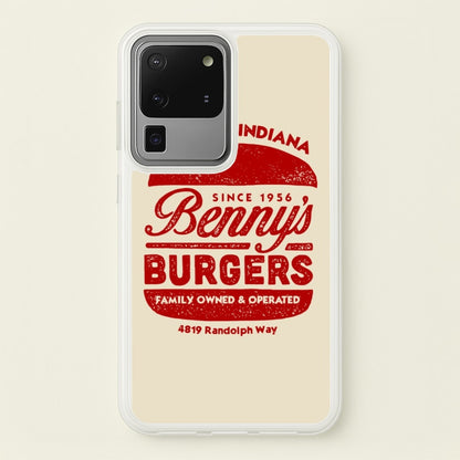 Benny's Burgers  - Stranger Things Phone Case for Galaxy S20 Ultra