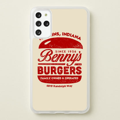 Benny's Burgers  - Stranger Things Phone Case for Galaxy S20 Plus