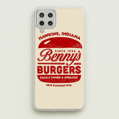 Benny's Burgers  - Stranger Things Phone Case for Galaxy A12