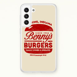 Benny's Burgers  - Stranger Things Phone Case for Galaxy S21