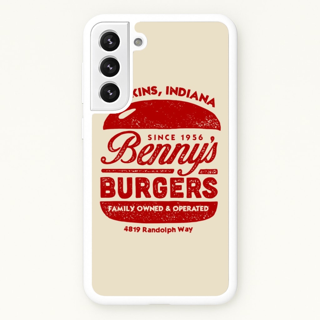 Benny's Burgers  - Stranger Things Phone Case for Galaxy S22 Plus