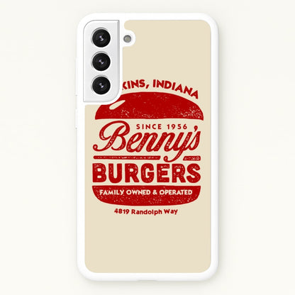 Benny's Burgers  - Stranger Things Phone Case for Galaxy S22 Plus