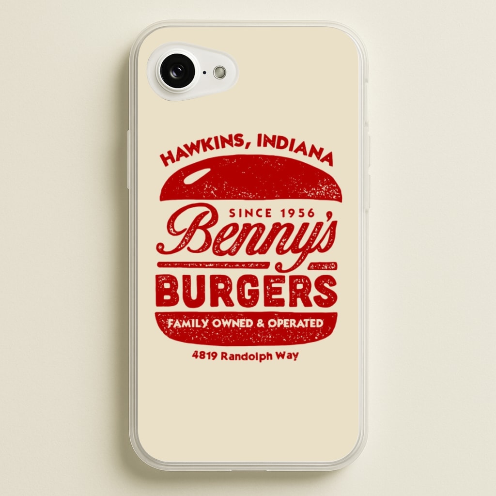 Benny's Burgers  - Stranger Things Phone Case for iPhone 16e