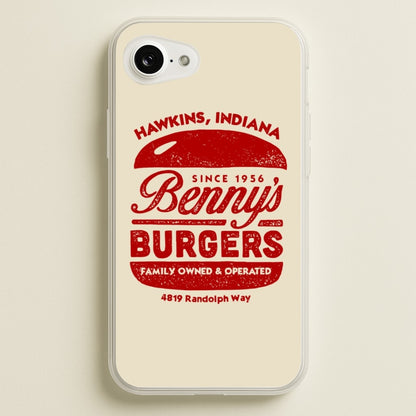 Benny's Burgers  - Stranger Things Phone Case for iPhone 16e