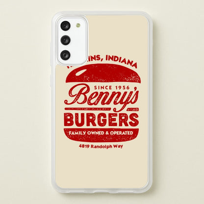 Benny's Burgers  - Stranger Things Phone Case for Galaxy A41