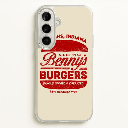 Benny's Burgers  - Stranger Things Phone Case for Galaxy A56