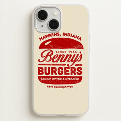 Benny's Burgers  - Stranger Things Phone Case for iPhone 13