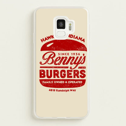 Benny's Burgers  - Stranger Things Phone Case for Galaxy S9