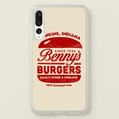 Benny's Burgers  - Stranger Things Phone Case for Huawei P20 Pro