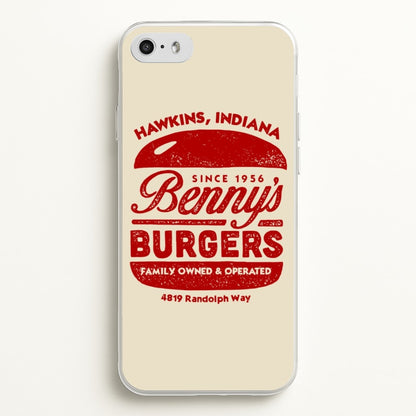 Benny's Burgers  - Stranger Things Phone Case for iPhone 5 / 5s / SE 2016