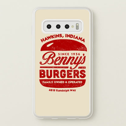 Benny's Burgers  - Stranger Things Phone Case for Galaxy S10