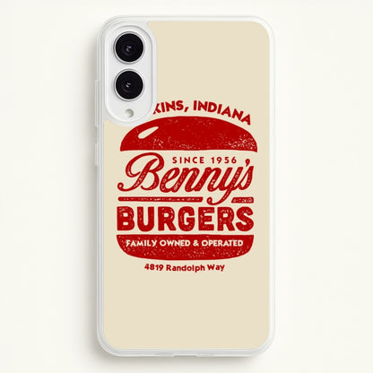 Benny's Burgers  - Stranger Things Phone Case for Galaxy S25 Edge