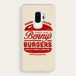 Benny's Burgers  - Stranger Things Phone Case for Galaxy S9 Plus