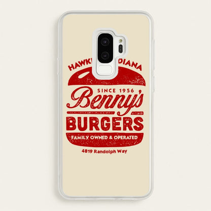 Benny's Burgers  - Stranger Things Phone Case for Galaxy S9 Plus