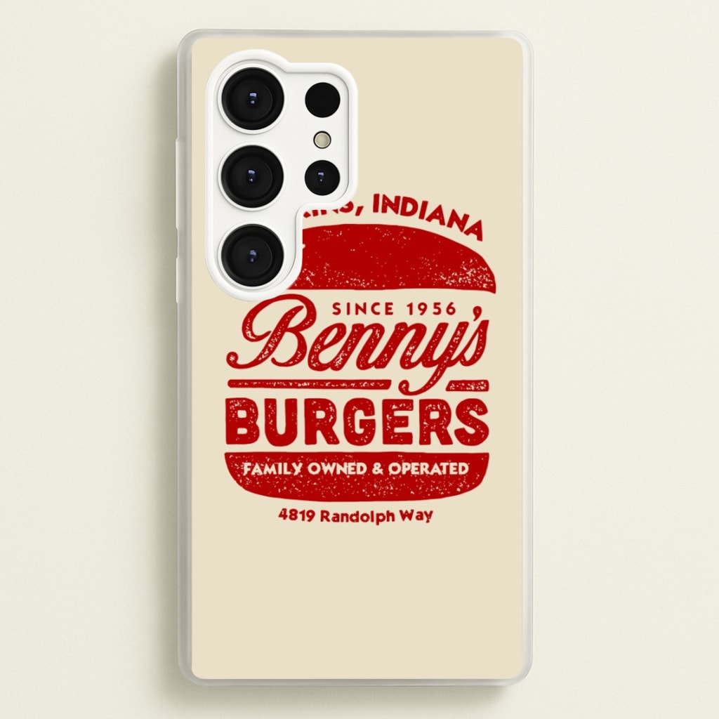 Benny's Burgers  - Stranger Things Phone Case for Galaxy S25 Ultra
