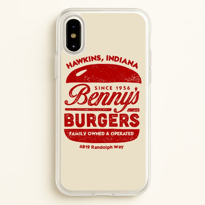 Benny's Burgers  - Stranger Things Phone Case for iPhone X / XS